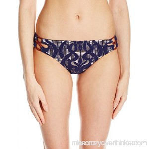 Nanette Lepore Women's Hipster Bikini Swimsuit Bottom Indigo Coachella B07NZ24VPZ
